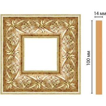 Вставка цветная Decomaster (Декомастер) 100х100х14 мм 157-2-933