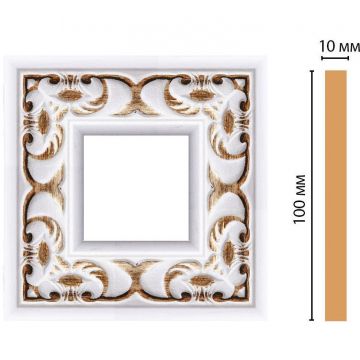 Вставка цветная Decomaster (Декомастер) 100х100х10 мм 165-2-118