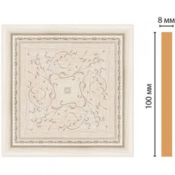 Вставка цветная Decomaster (Декомастер) 100х100х8 мм 186-2-13