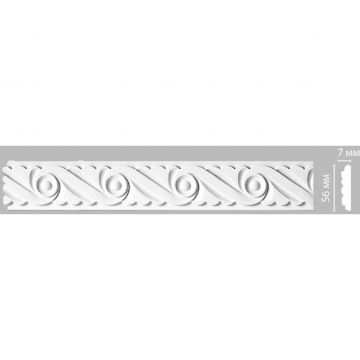 Молдинг с рисунком Decomaster (Декомастер) 56х7х2400 мм 98657