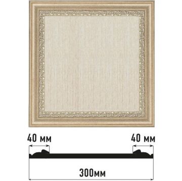 Декоративное панно Decomaster (Декомастер) 300х300х18 мм D30-59