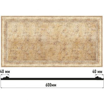 Декоративное панно Decomaster (Декомастер) 600х300х18 мм D3060-553