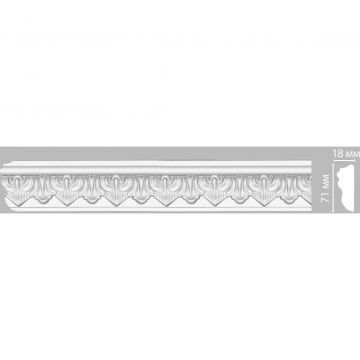 Молдинг с рисунком Decomaster (Декомастер) гибкий 71х18х2400 мм 98704F
