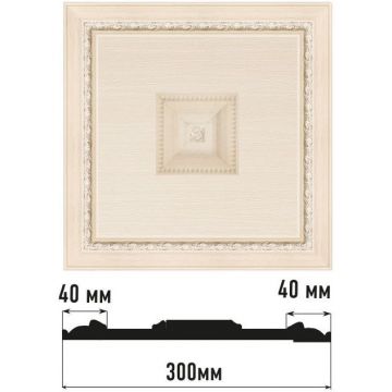 Декоративное панно Decomaster (Декомастер) 300х300х32 мм D31-13