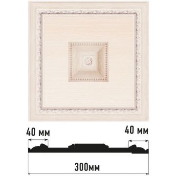 Декоративное панно Decomaster (Декомастер) 300х300х32 мм D31-14