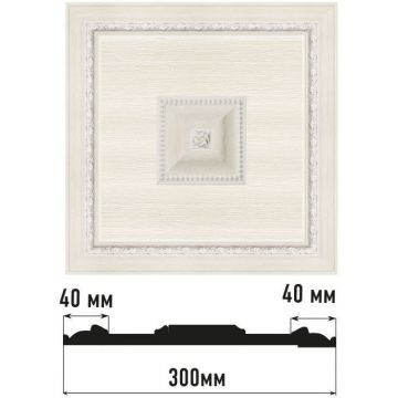 Декоративное панно Decomaster (Декомастер) 300х300х32 мм D31-15