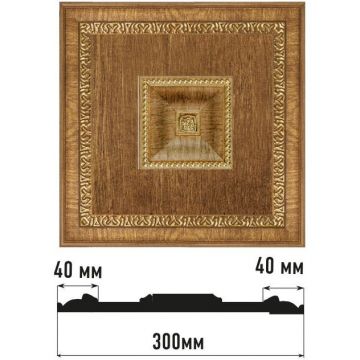 Декоративное панно Decomaster (Декомастер) 300х300х32 мм D31-4