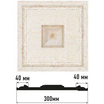 Декоративное панно Decomaster (Декомастер) 300х300х32 мм D31-41