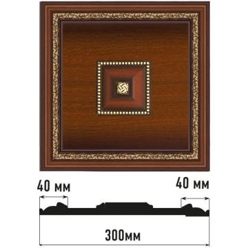 Декоративное панно Decomaster (Декомастер) 300х300х32 мм D31-51