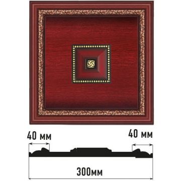 Декоративное панно Decomaster (Декомастер) 300х300х32 мм D31-52