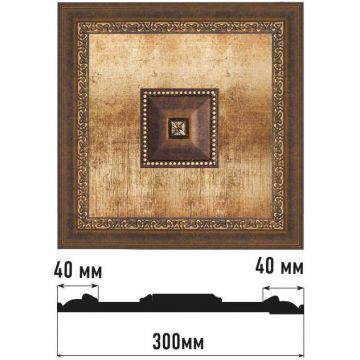 Декоративное панно Decomaster (Декомастер) 300х300х32 мм D31-56