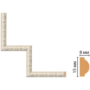 Декоративный угловой элемент Decomaster (Декомастер) 200х200 мм 130-1-18