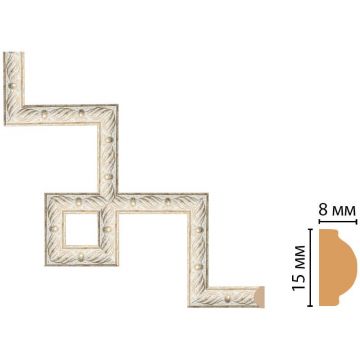 Декоративный угловой элемент Decomaster (Декомастер) 200х200 мм 130-3-18