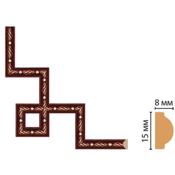 Декоративный угловой элемент Decomaster (Декомастер) 200х200 мм 130-3-52