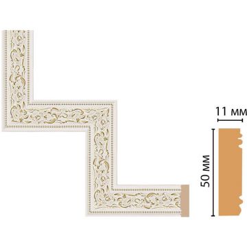 Декоративный угловой элемент Decomaster (Декомастер) 300х300 мм 156-1-54
