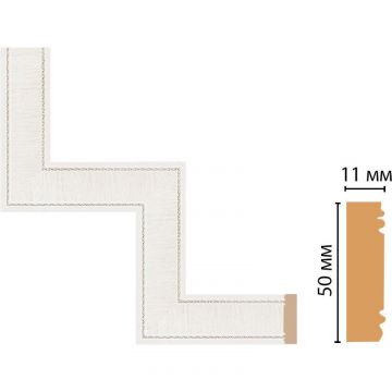 Декоративный угловой элемент Decomaster (Декомастер) 300х300 мм 156-1-7D