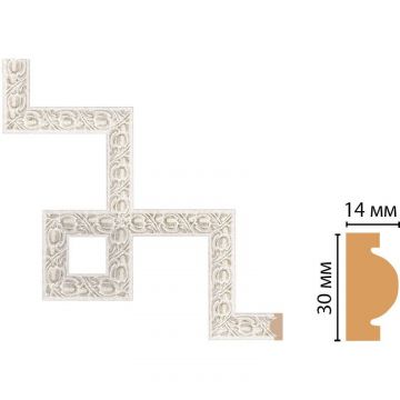 Декоративный угловой элемент Decomaster (Декомастер) 300х300 мм 157-3-19D