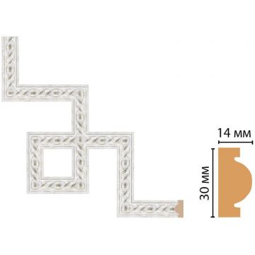 Декоративный угловой элемент Decomaster (Декомастер) 300х300 мм 157-3-42