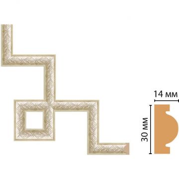 Декоративный угловой элемент Decomaster (Декомастер) 300х300 мм 157-3-937