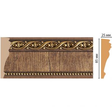 Молдинг Decomaster (Декомастер) 85х25х2400 мм 152-3 ДМ