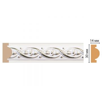 Молдинг Decomaster (Декомастер) 30х13х2400 мм 157-7D ДМ