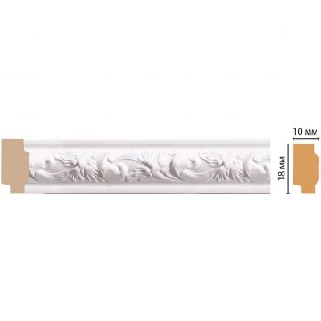 Молдинг Decomaster (Декомастер) 18х10х2400 мм 158-115 ДМ