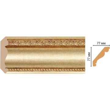Плинтус потолочный Decomaster (Декомастер) 77х77х2400 мм 154-933 ДМ