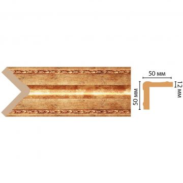 Угол Decomaster (Декомастер) 50х50х2400 мм 142-552 ДМ