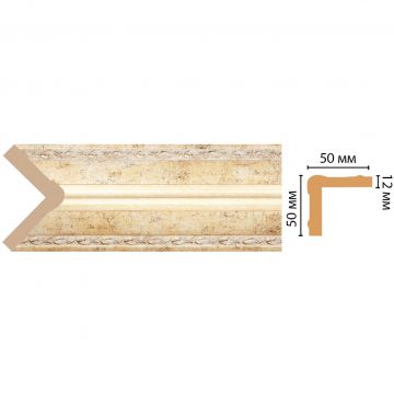 Угол Decomaster (Декомастер) 50х50х2400 мм 142-553 ДМ