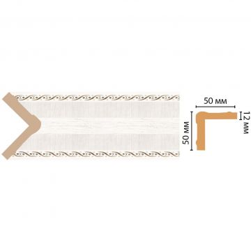 Угол Decomaster (Декомастер) 50х50х2400 мм 142-7D ДМ