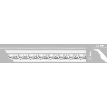 Плинтус потолочный с рисунком Decomaster (Декомастер) 55х55х2400 мм DT-13