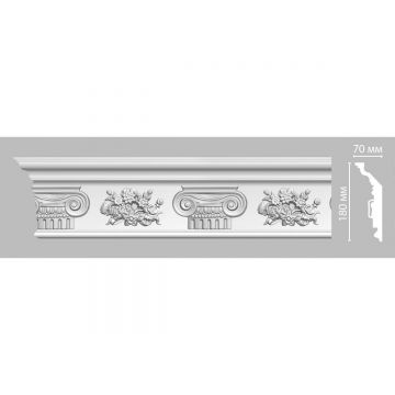 Плинтус потолочный с рисунком Decomaster (Декомастер) 62х180х2400 мм DT-9830