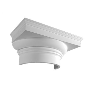 Капитель Evroplast (Европласт) 543х240х272 мм, Пенополиуретан, 4.15.102