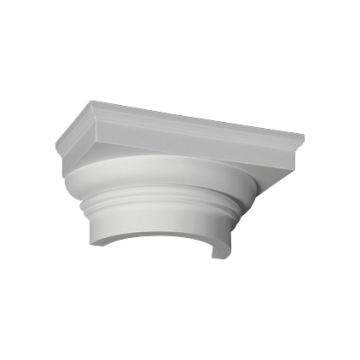 Капитель Evroplast (Европласт) 274х127х136 мм, Пенополиуретан, 4.45.101