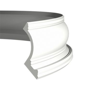 Карниз гибкий Evroplast (Европласт) 2000х117х152 мм, Пенополиуретан, 1.50.209