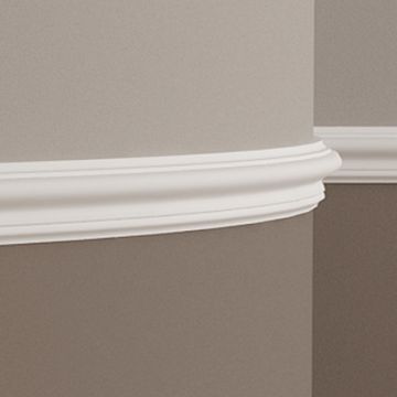 Молдинг гибкий Evroplast (Европласт) 2000х60х25 мм, Пенополиуретан, 1.51.302