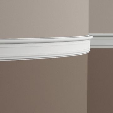 Молдинг гибкий Evroplast (Европласт) 2000х94х22 мм, Пенополиуретан, 1.51.345