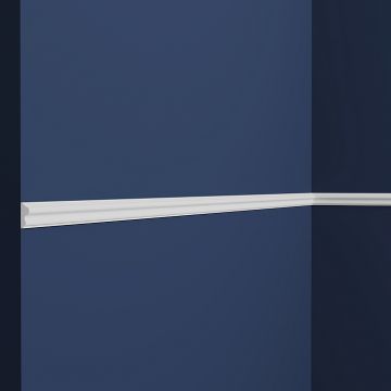 Молдинг Evroplast (Европласт) 2000х25х10 мм, Пенополистирол, U.6.51.415