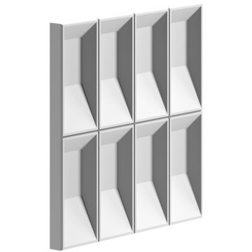 Декоративная панель Evroplast (Европласт) 416х416х30 мм, Пенополиуретан, 1.59.903