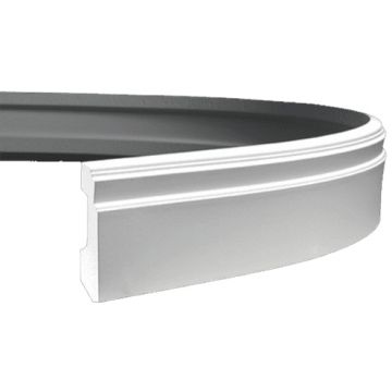 Плинтус гибкий Evroplast (Европласт) 2000х110х27 мм, Пенополиуретан, 1.53.101