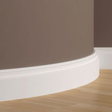 Плинтус гибкий Evroplast (Европласт) 2000х110х27 мм, Пенополиуретан, 1.53.101