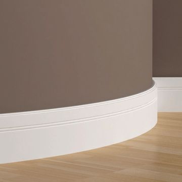 Плинтус гибкий Evroplast (Европласт) 2000х109х14 мм, Пенополиуретан, 1.53.103