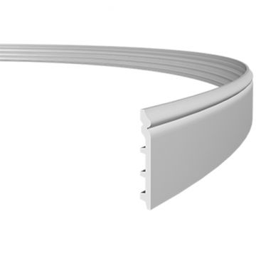 Плинтус гибкий Evroplast (Европласт) 2000х138х19 мм, Пенополиуретан, 1.53.110