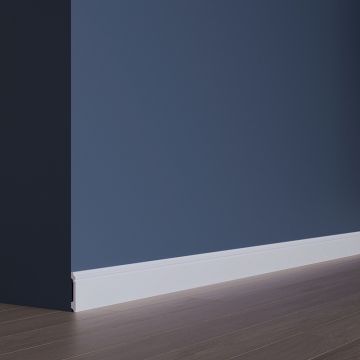 Плинтус Evroplast (Европласт) 2000х80х13 мм, Перфом, 6.53.112