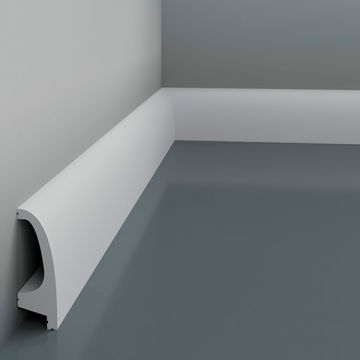 Плинтус Evroplast (Европласт) 2000х90х31 мм, Перфом, 6.53.701