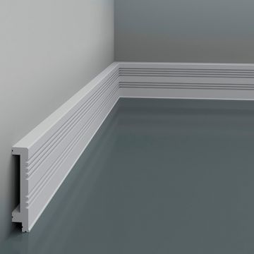 Плинтус Evroplast (Европласт) 2000х90х18 мм, Перфом, 6.53.705