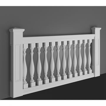 Полустолб Evroplast (Европласт) 180х1018х90 мм, Пенополиуретан, 4.75.211