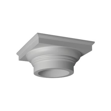 Капитель Evroplast (Европласт) 408х180х408 мм, Пенополиуретан, 4.11.101