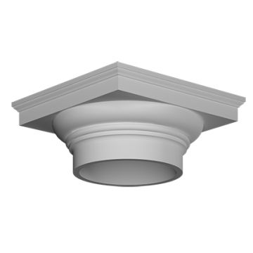 Капитель Evroplast (Европласт) 544х240х544 мм, Пенополиуретан, 4.11.102