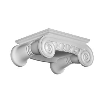 Капитель Evroplast (Европласт) 635х240х536 мм, Пенополиуретан, 4.11.202